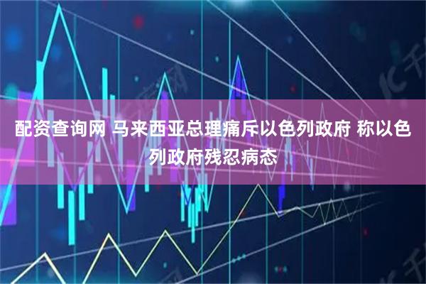 配资查询网 马来西亚总理痛斥以色列政府 称以色列政府残忍病态