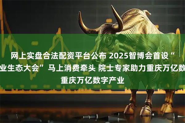 网上实盘合法配资平台公布 2025智博会首设“数字产业生态大会” 马上消费牵头 院士专家助力重庆万亿数字产业